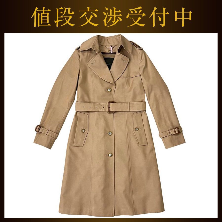 マッキントッシュ トレンチコート ベージュ 美品 38 クリーニング済み