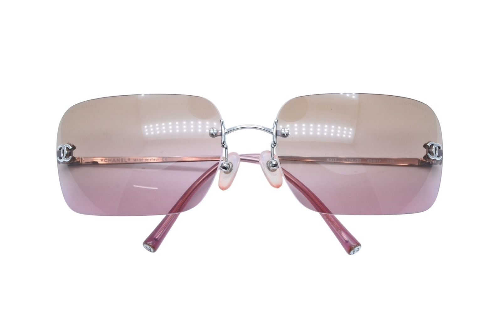 CHANEL シャネル リムレス サングラス アイウェア サイズ62◻︎17 120