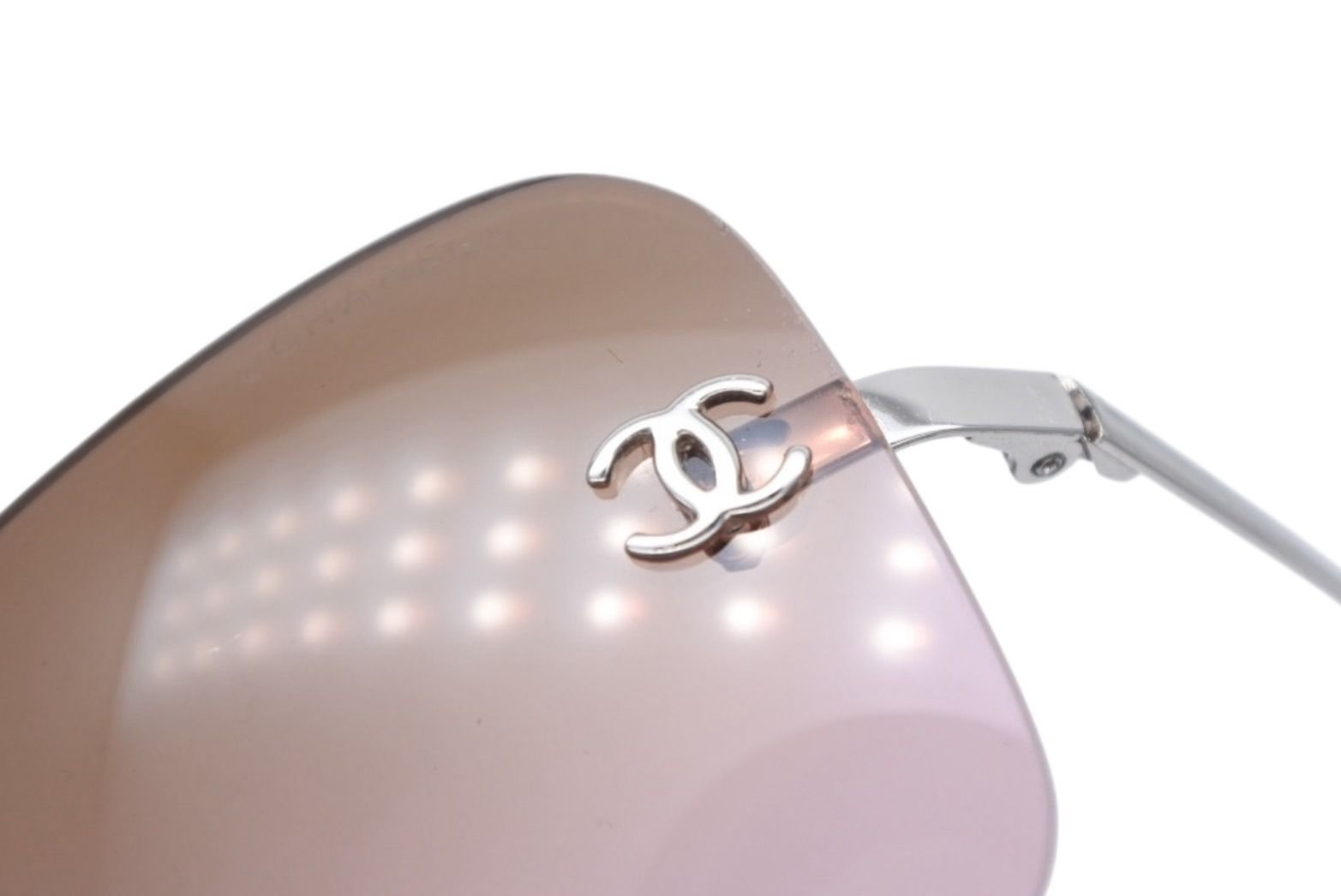 CHANEL シャネル リムレス サングラス アイウェア サイズ62◻︎17 120