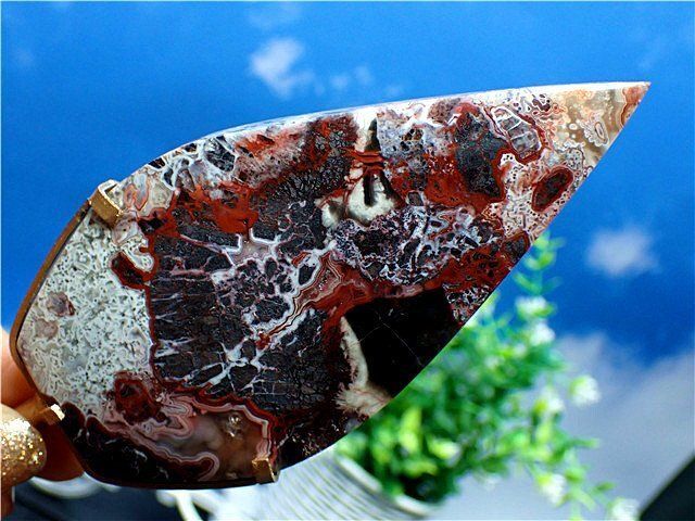 AAA級☆天然アゲート（メノウ 瑪瑙）原石YT5Y3/90Y123A - メルカリ