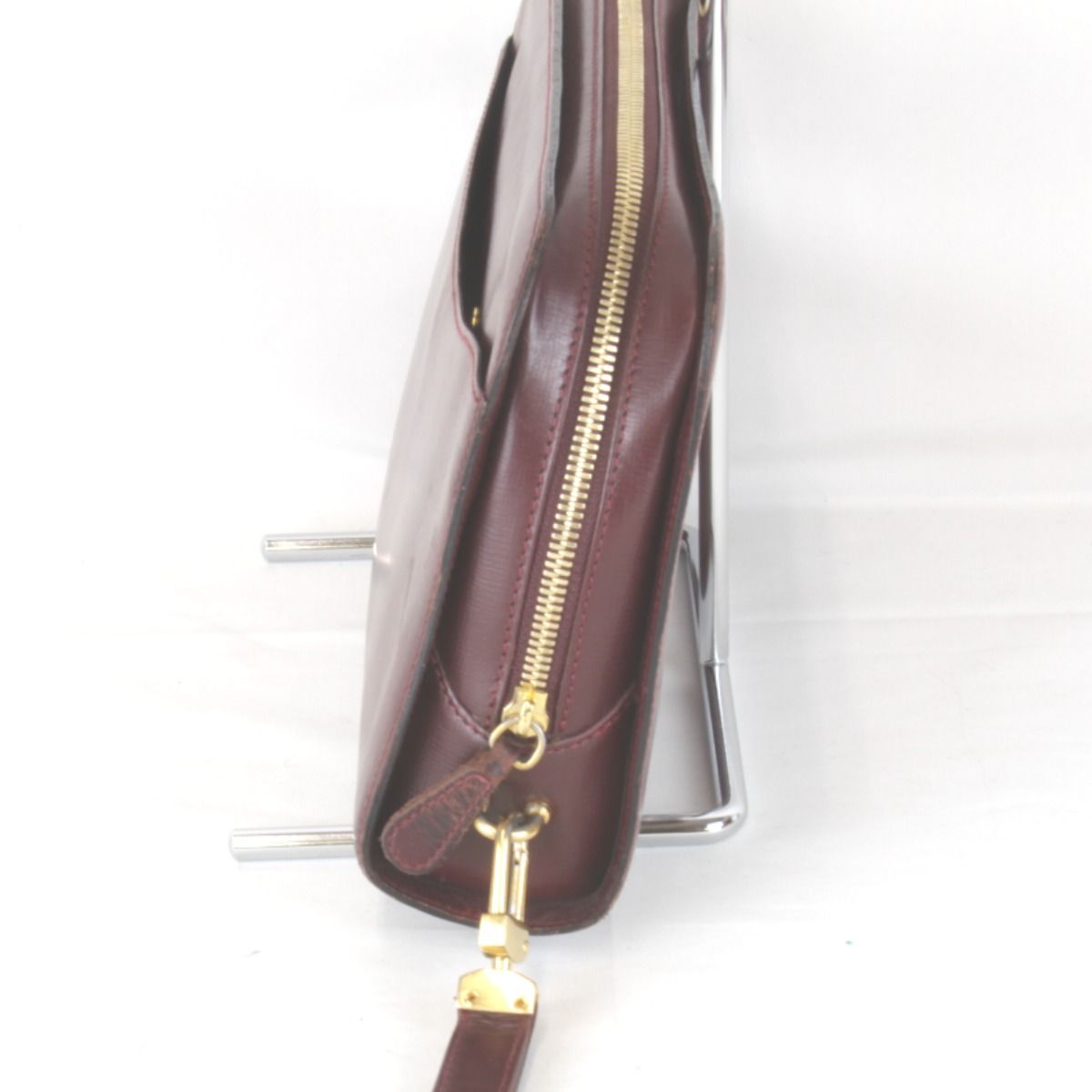 USED』 カルティエ マストライン カード付 クラッチバッグ レザー