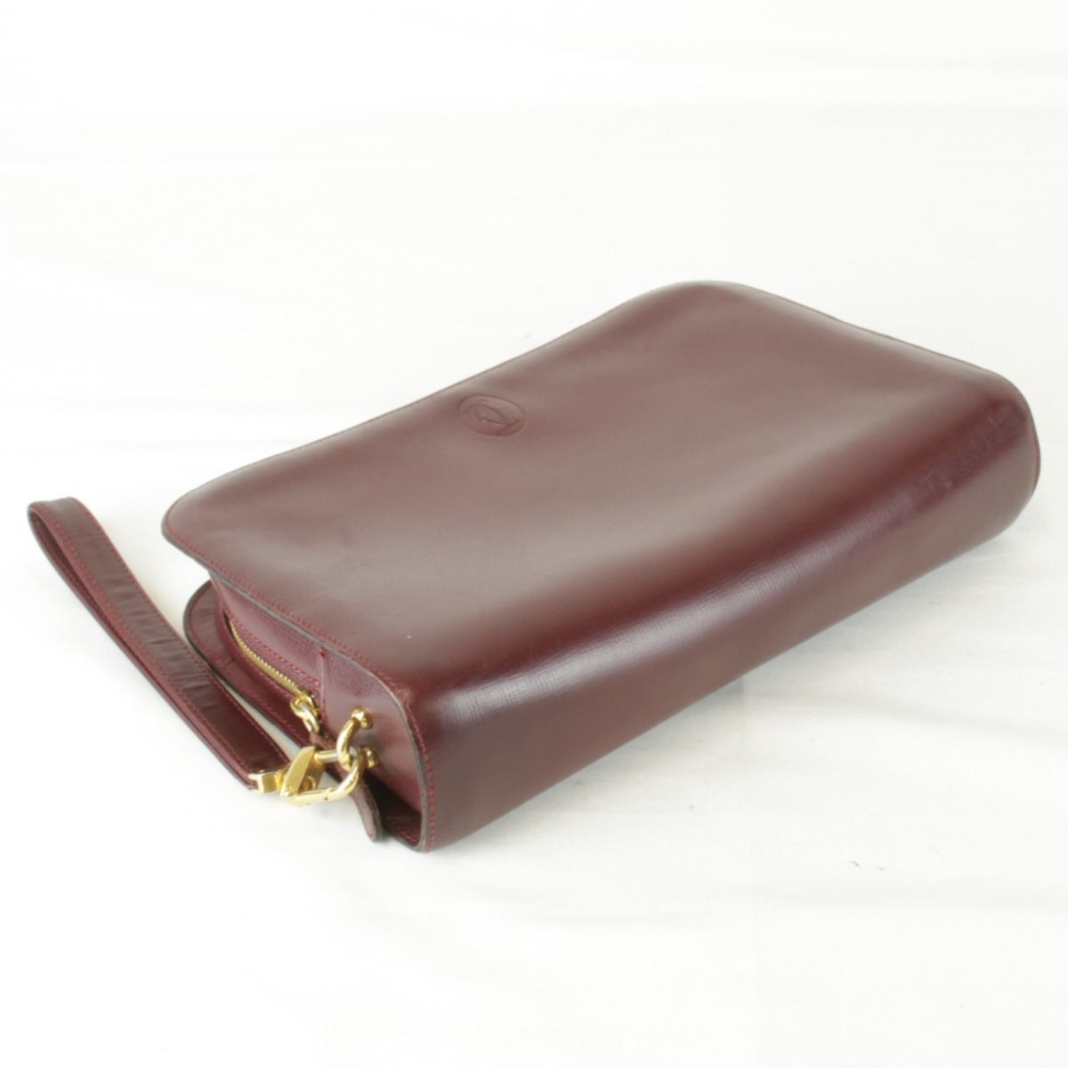 USED』 カルティエ マストライン カード付 クラッチバッグ レザー