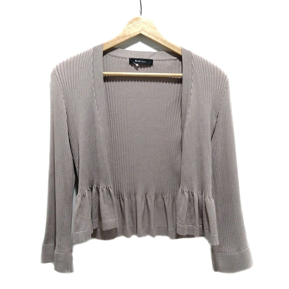 Rene(ルネ) カーディガン サイズ34 S レディース - ベージュ 長袖