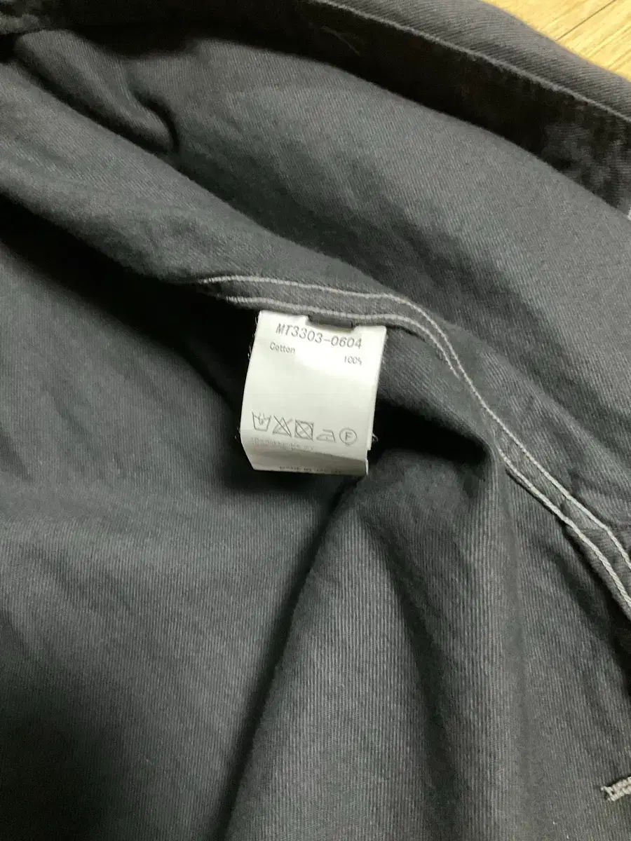 麻Tアンドサンズ マッド ウォーク シャツ チャコール