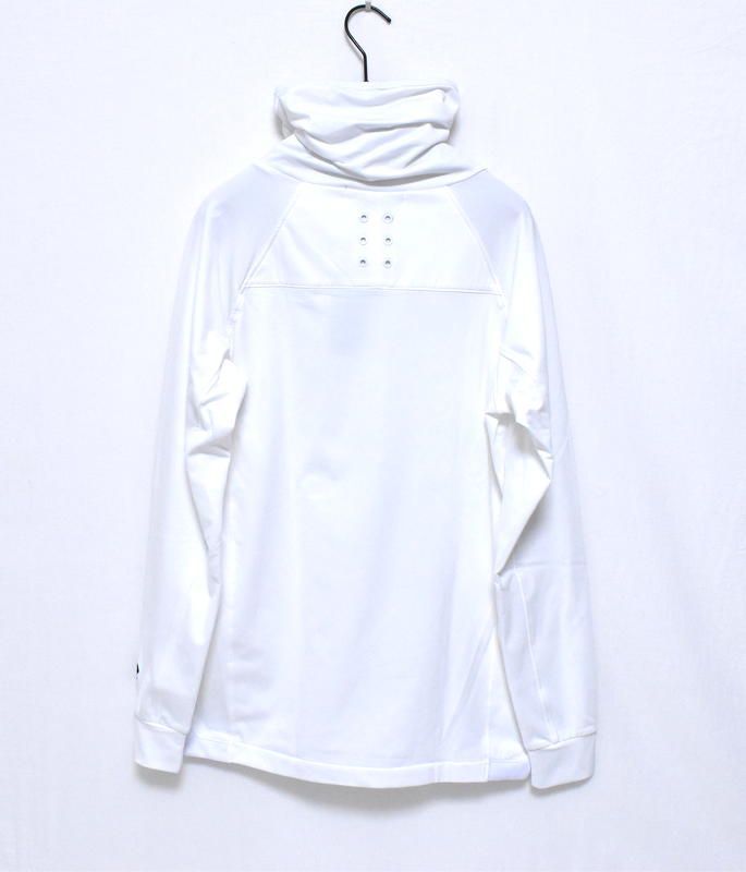 ラッセルノ ゴルフ フラッグロゴ ステッチマスク ハイネック LS 4 M RS-2230624 ホワイト ゴルフウェア