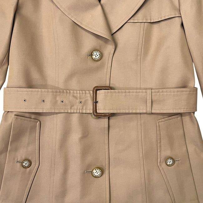 マッキントッシュ トレンチコート ベージュ 美品 38 クリーニング済み