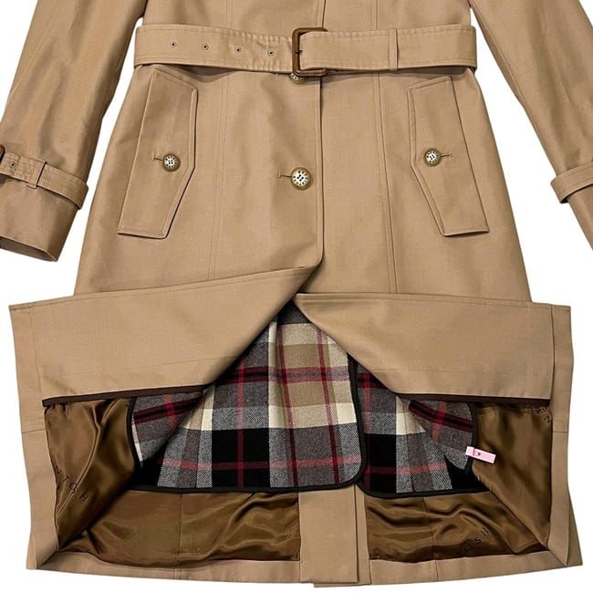 マッキントッシュ トレンチコート ベージュ 美品 38 クリーニング済み