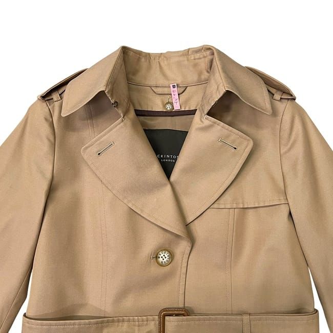 マッキントッシュ トレンチコート ベージュ 美品 38 クリーニング済み