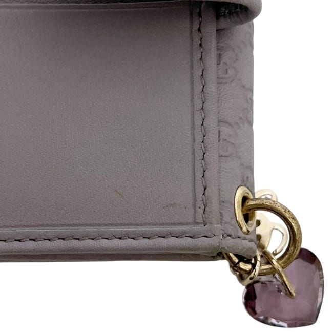 457 極上美品 GUCCI グッチ マイクロシマ 2つ折り財布 グッチ 二つ折り 財布 パープル マイクロシマ 232579 Wホック 美品