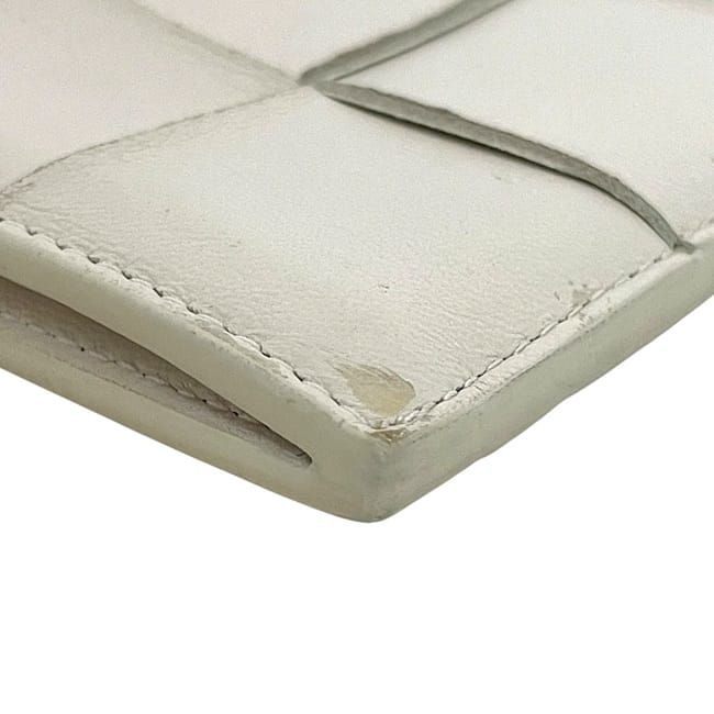 ボッテガヴェネタ コインケース ホワイト カセット 679843 小銭入れ