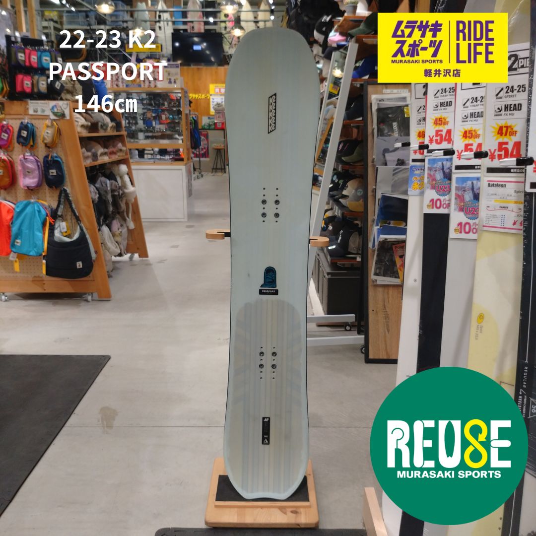 ムラスポ K 2 ケーツー JP パスポートJP 146 m 22 23 ユニセックス スノーボード 品