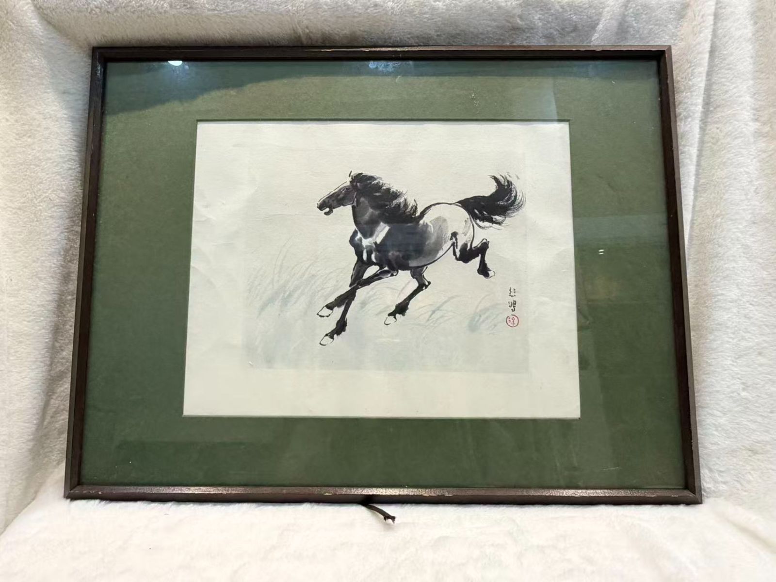 模写 徐悲鴻 馬の絵 水墨画 - メルカリ