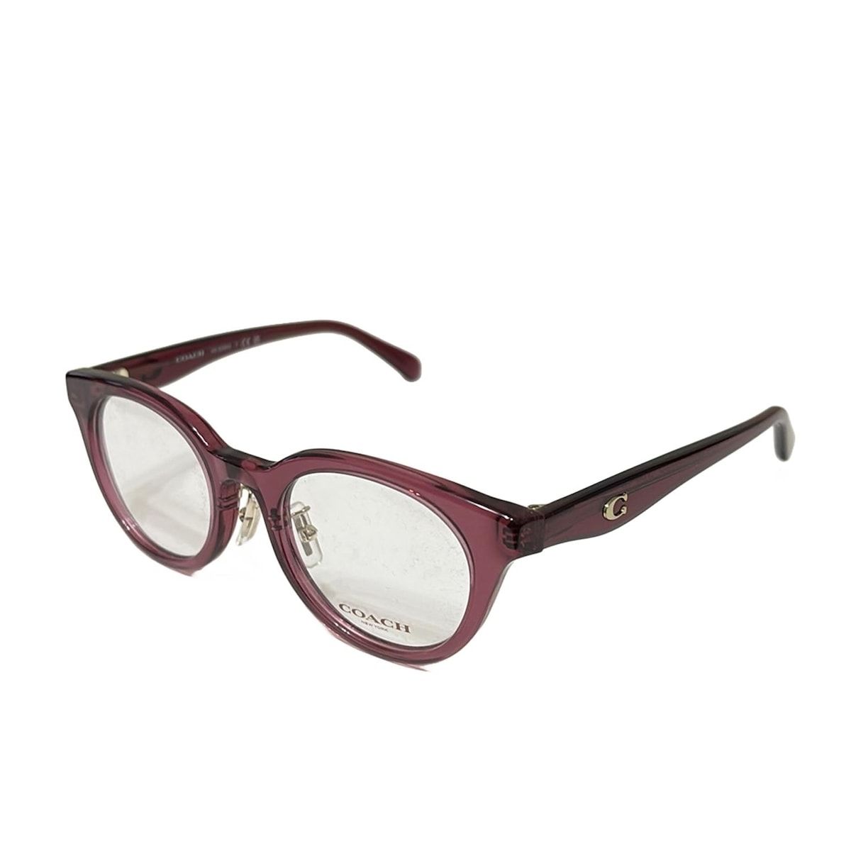 COACH コーチ メガネ HC 6280 D クリア ボルドー