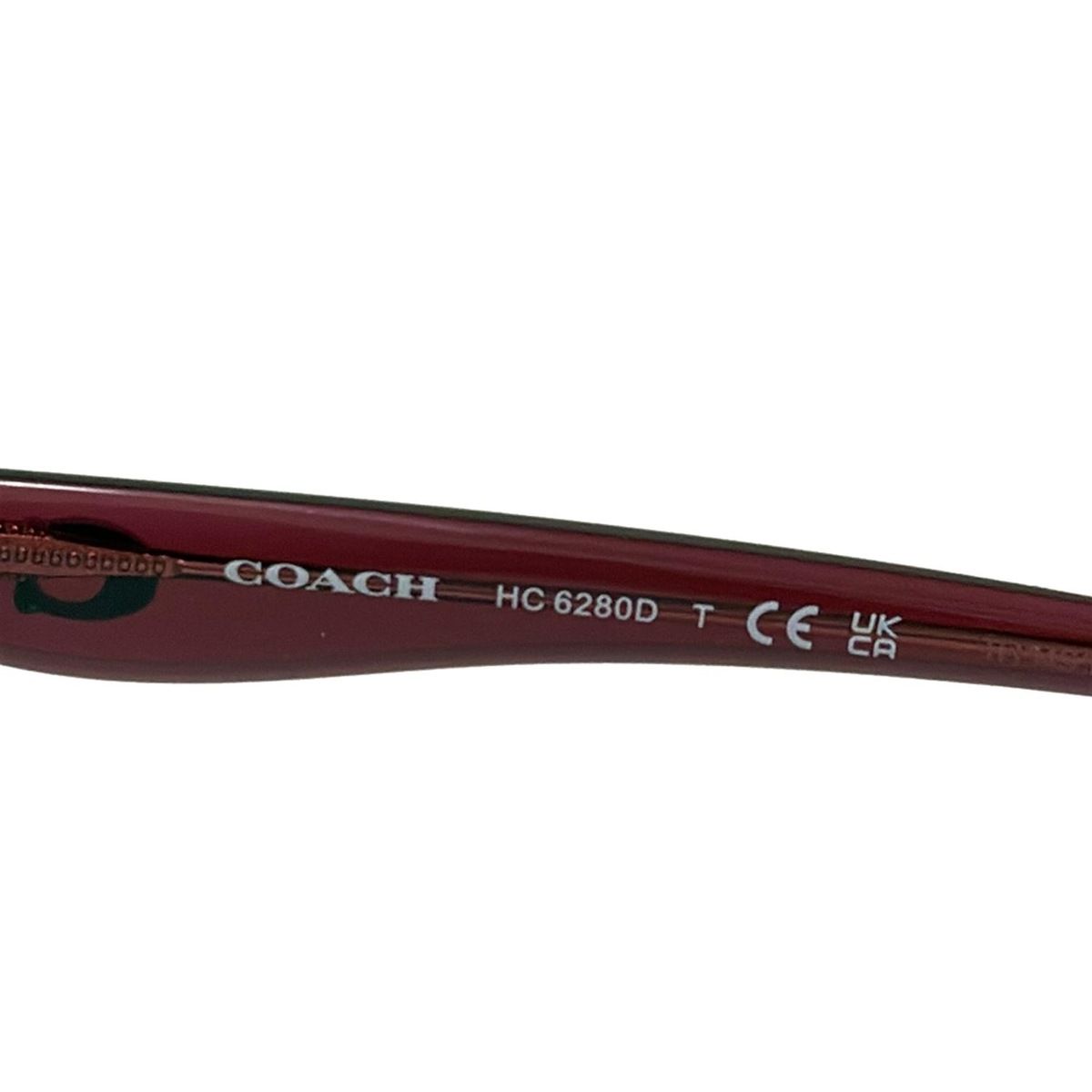 COACH コーチ メガネ HC 6280 D クリア ボルドー ベージュ系 サングラス 