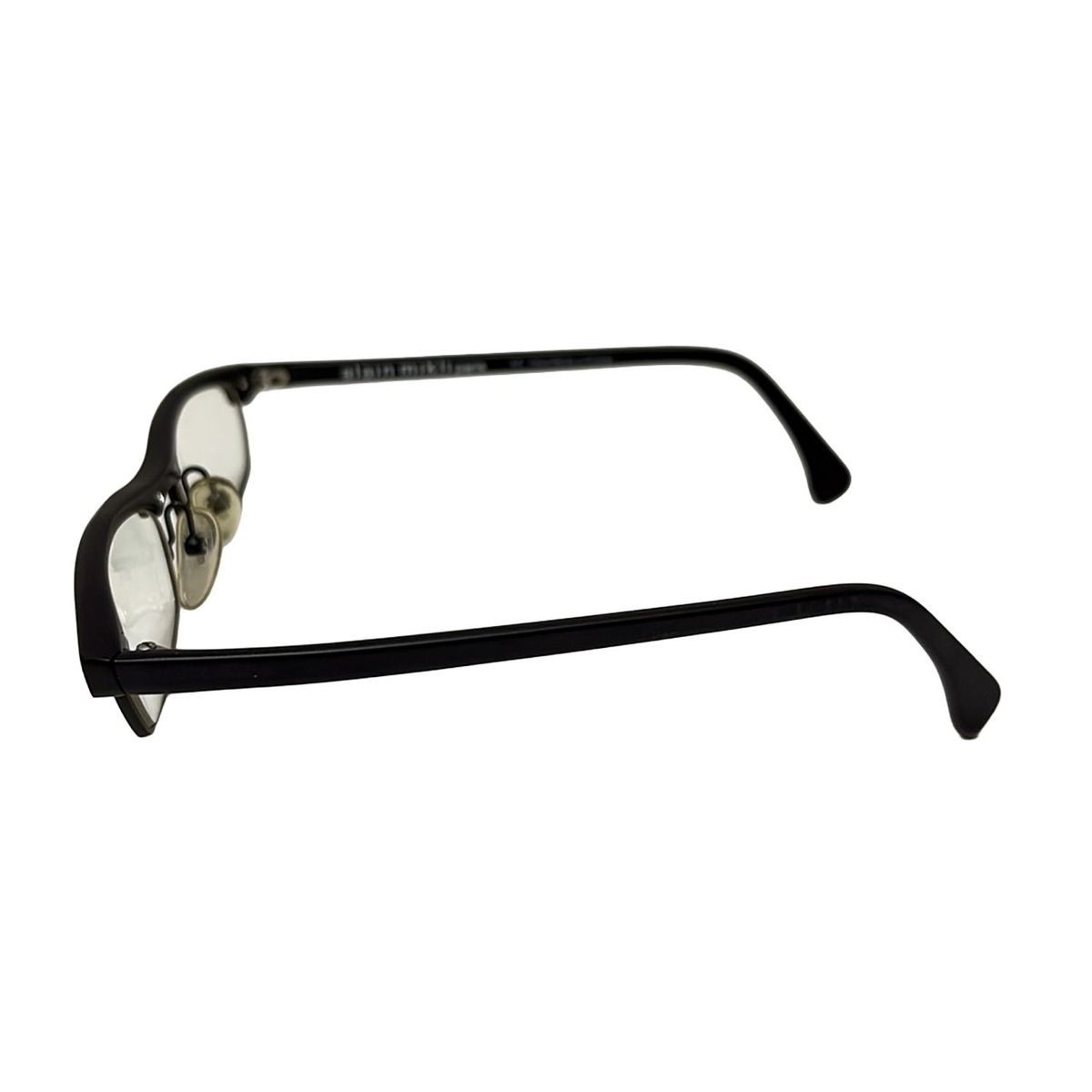 alain mikli アランミクリ メガネ クリア 黒 度入り