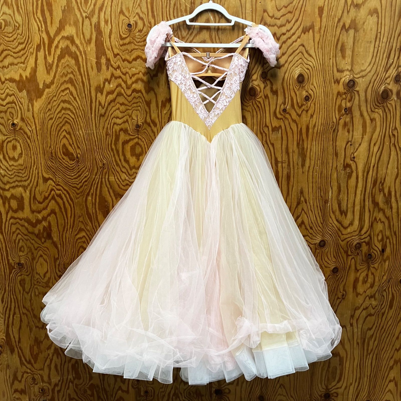 値下げ交渉可能】社交ダンスドレス ピンク パーティドレス - メルカリ