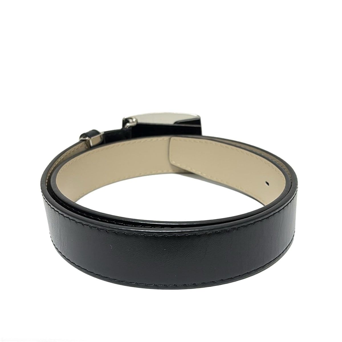 BURBERRYGOLF(バーバリーゴルフ) ベルト美品 - 黒 レザー - メルカリ