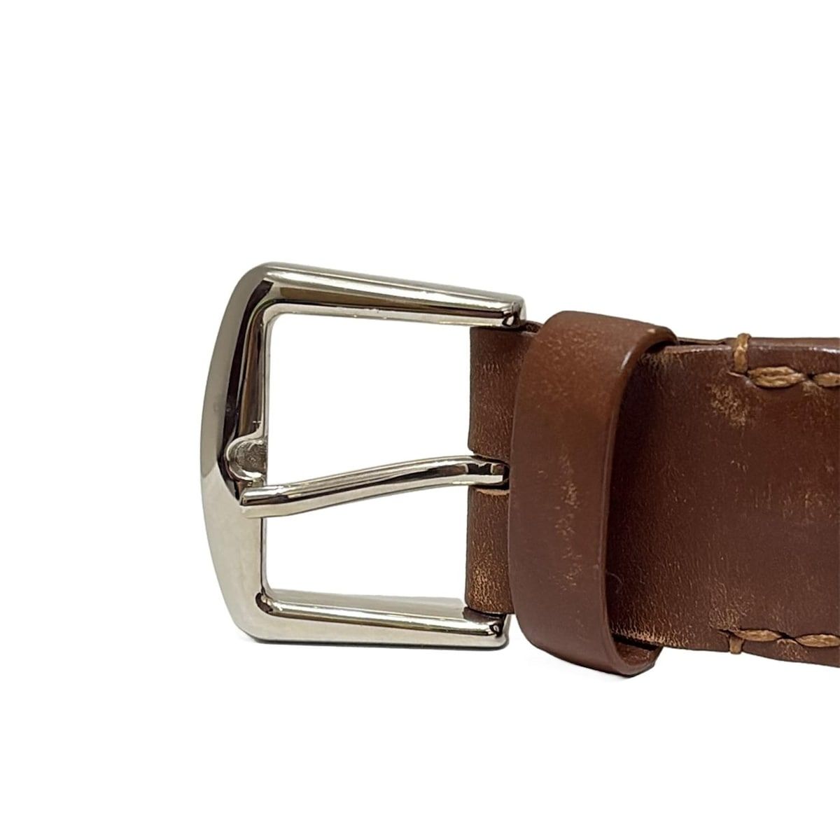 loro piana ブラウン ベルト サイズ38 Loro Piana(ロロピアーナ) ベルト 95/38 - ネイビー×イエロー×ブラウン