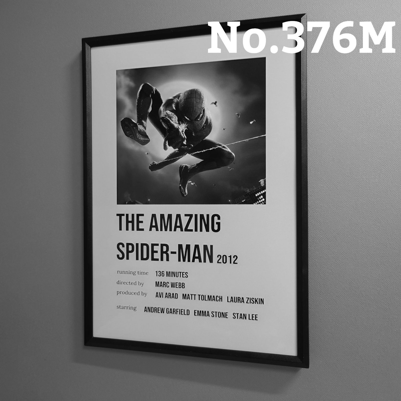 No.376M A4 スパイダーマン ポスター 写真 アート 映画 MARVEL