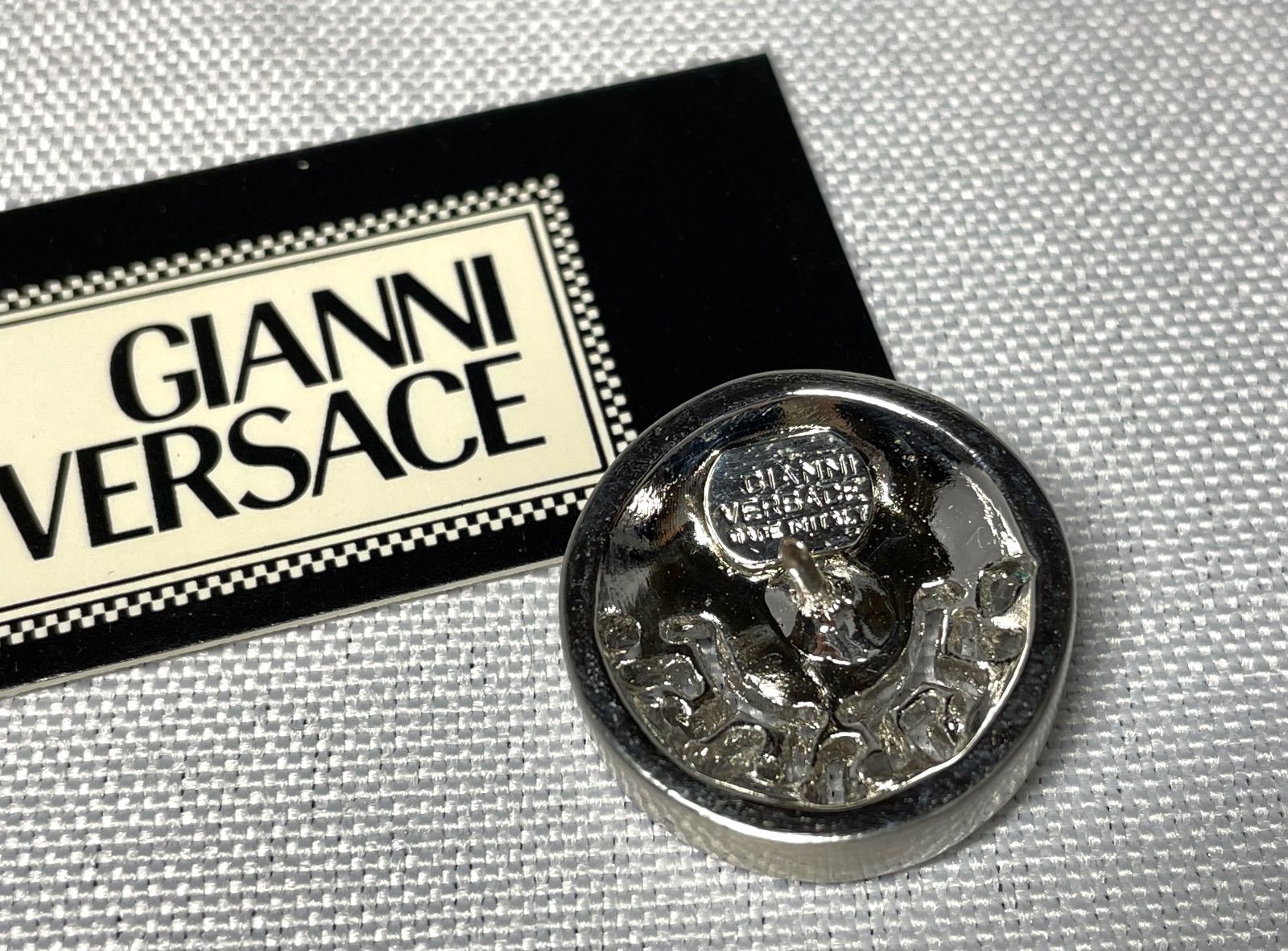 美品 希少 VERSACE ヴェルサーチ メデューサ フェイス&グレカ デザイン