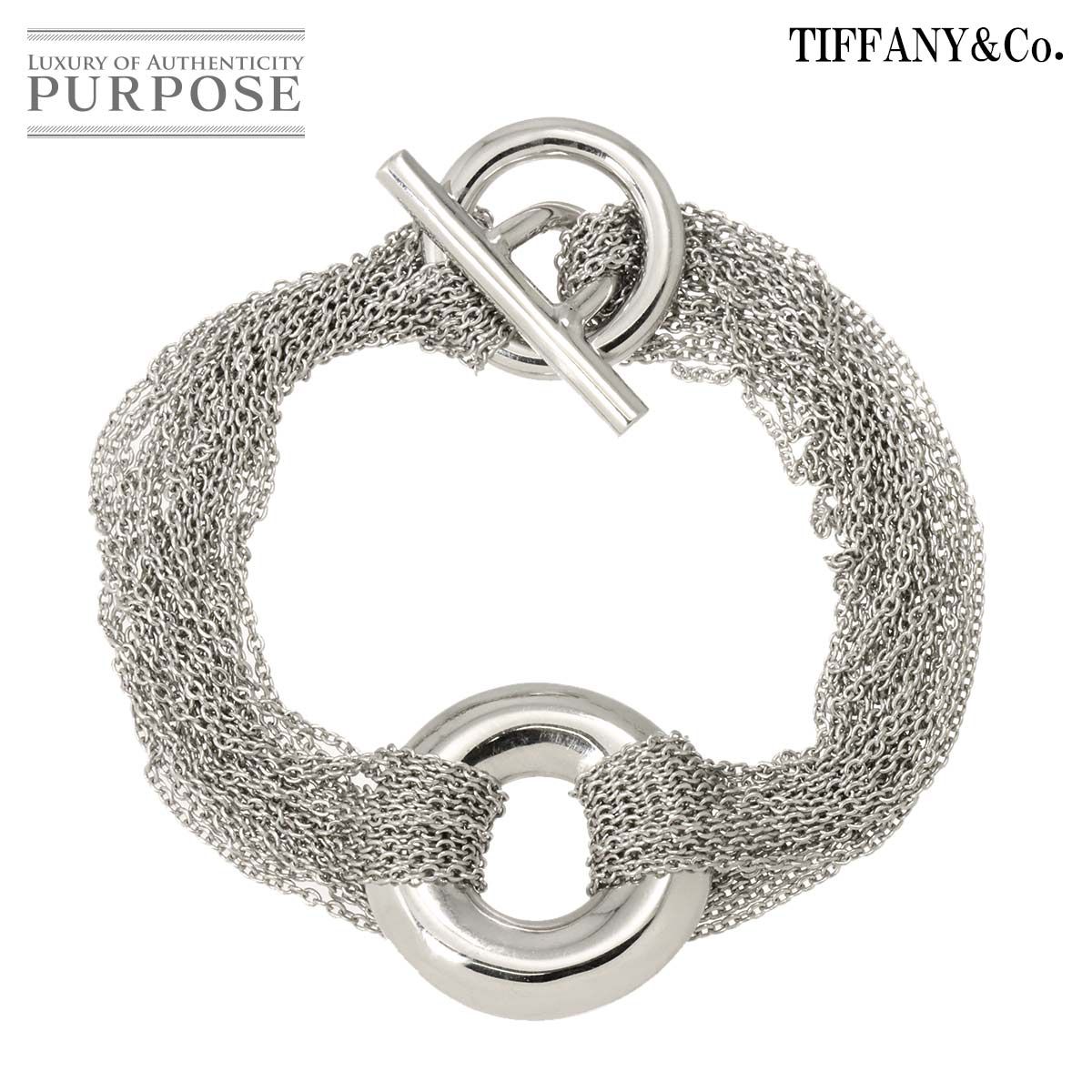 ティファニー TIFFANY&CO. サークル 10ロウ チェーン トグル