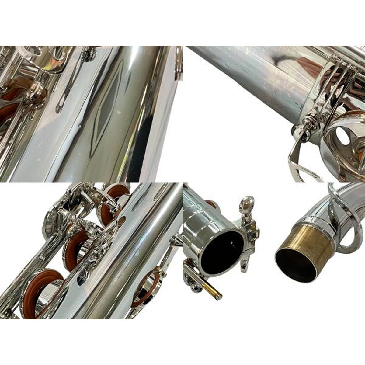 Heinrich テナーサックス 彫刻有 シルバー 金管 楽器 ケース付