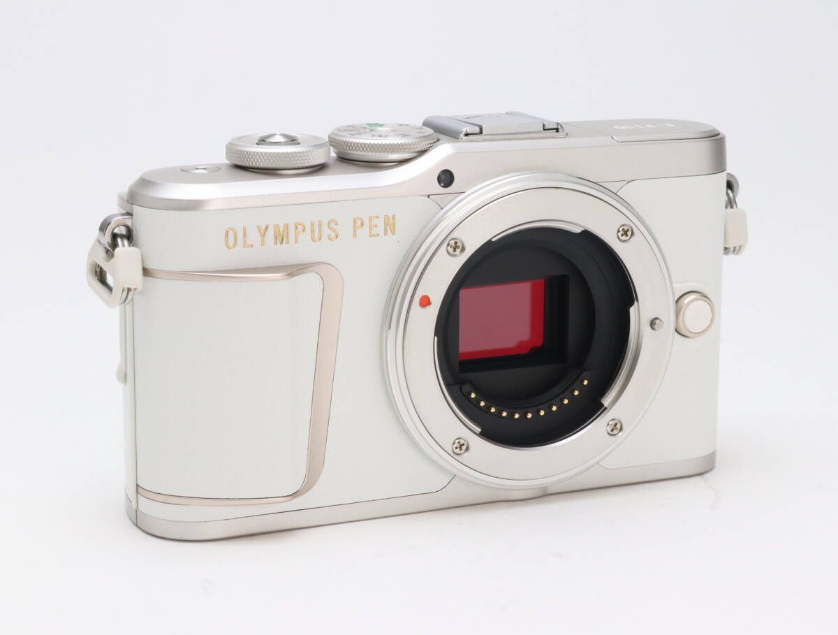  AB OLYMPUS オリンパス PEN E PL 10 ボディ ホワイト シャッター回数1246 初期不良 対応 111 180 ミラーレス一眼 デジタルカメラ