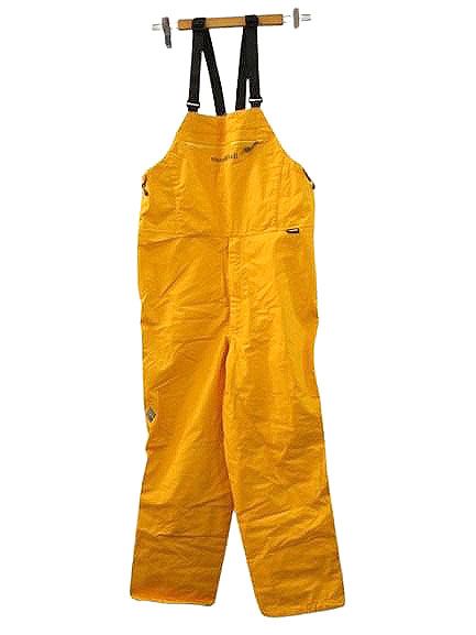モンベル Montbell フィールド レインビブ 1132103 オーバーオール XS オレンジ GORE TEX ゴアテックス サロペット