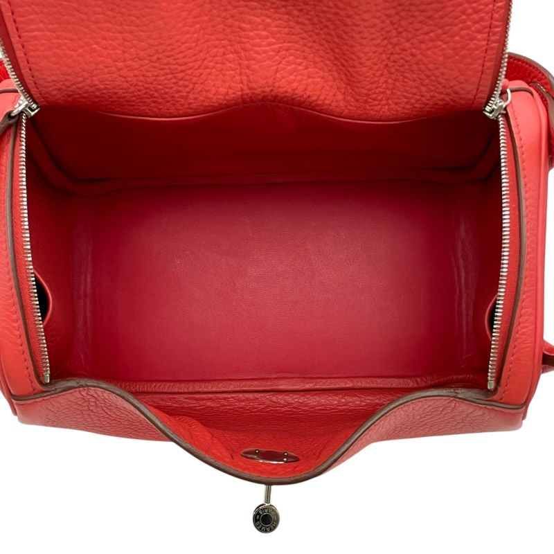エルメス HERMES リンディ26 □O刻 ローズジャイプール SV金具 トリヨン レディース ショルダーバッグ エルメス HERMES リンディ26 □O刻 ローズジャイプール SV金具