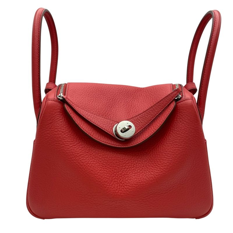 エルメス HERMES リンディ26 □O刻 ローズジャイプール SV金具 トリヨン レディース ショルダーバッグ エルメス HERMES リンディ26 □O刻 ローズジャイプール SV金具