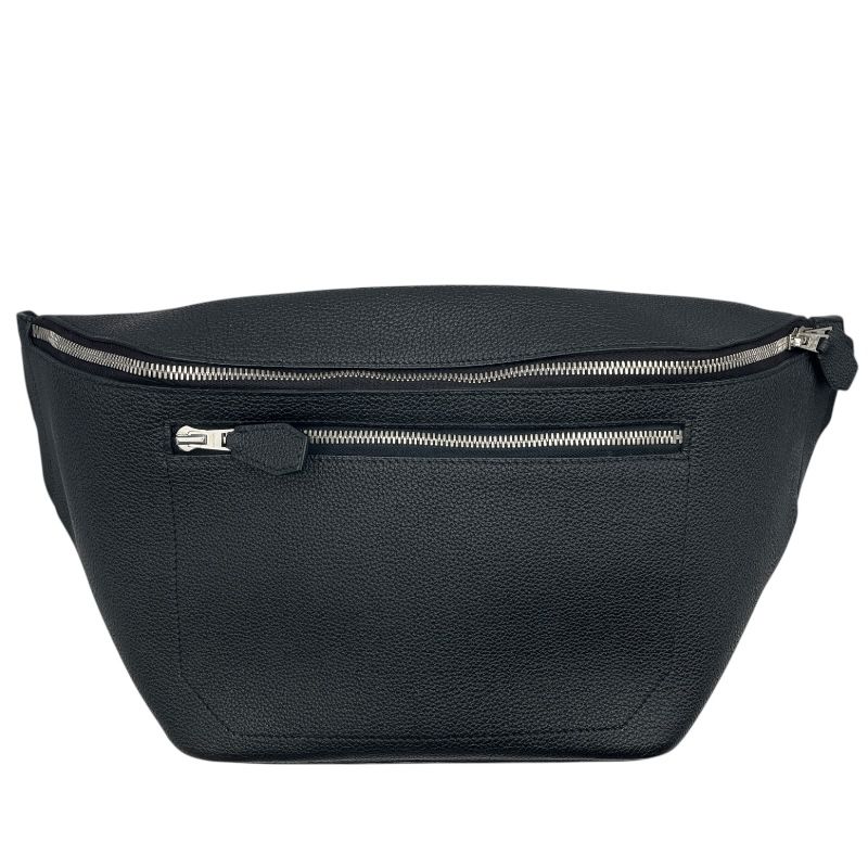 エルメス HERMES シティスライドクロスGM Y刻 ブラック SV金具 トゴ メンズ ボディバッグ