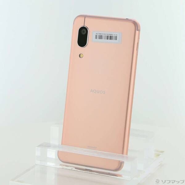 中古品〕 AQUOS sense3 lite 64GB ライトカッパー SH-RM12 楽天 SIM