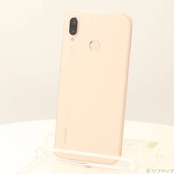 中古品〕 HUAWEI P20 lite 32GB サクラピンク HWSDA3 Y!mobile【198