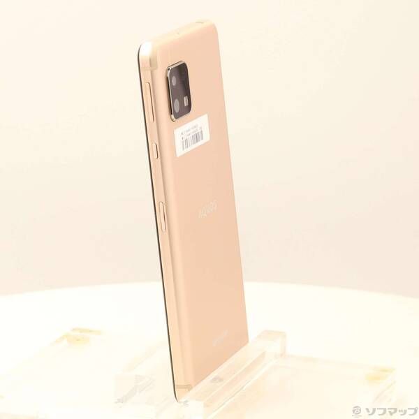 中古品〕 AQUOS sense4 lite 64GB ライトカッパー SH-RM15 楽天 SIM