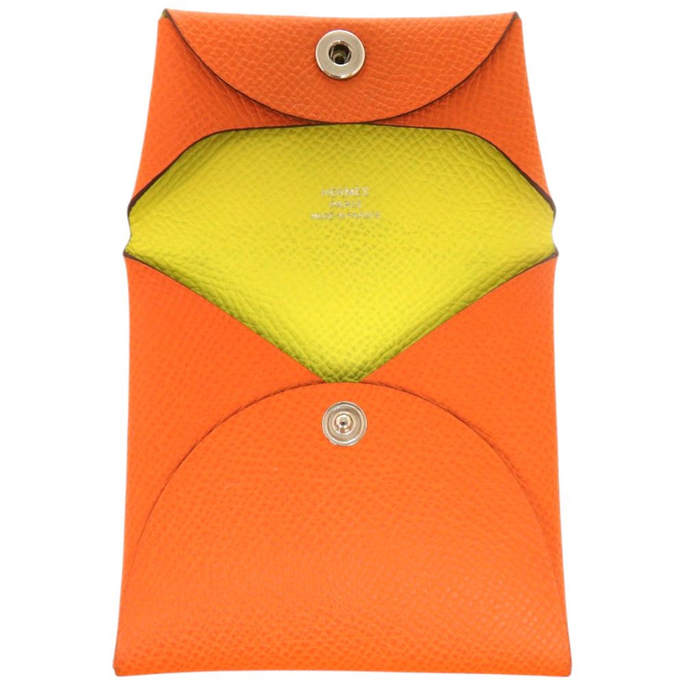 美品 エルメス バスティア ヴォーエプソン オレンジ B刻印 コイン