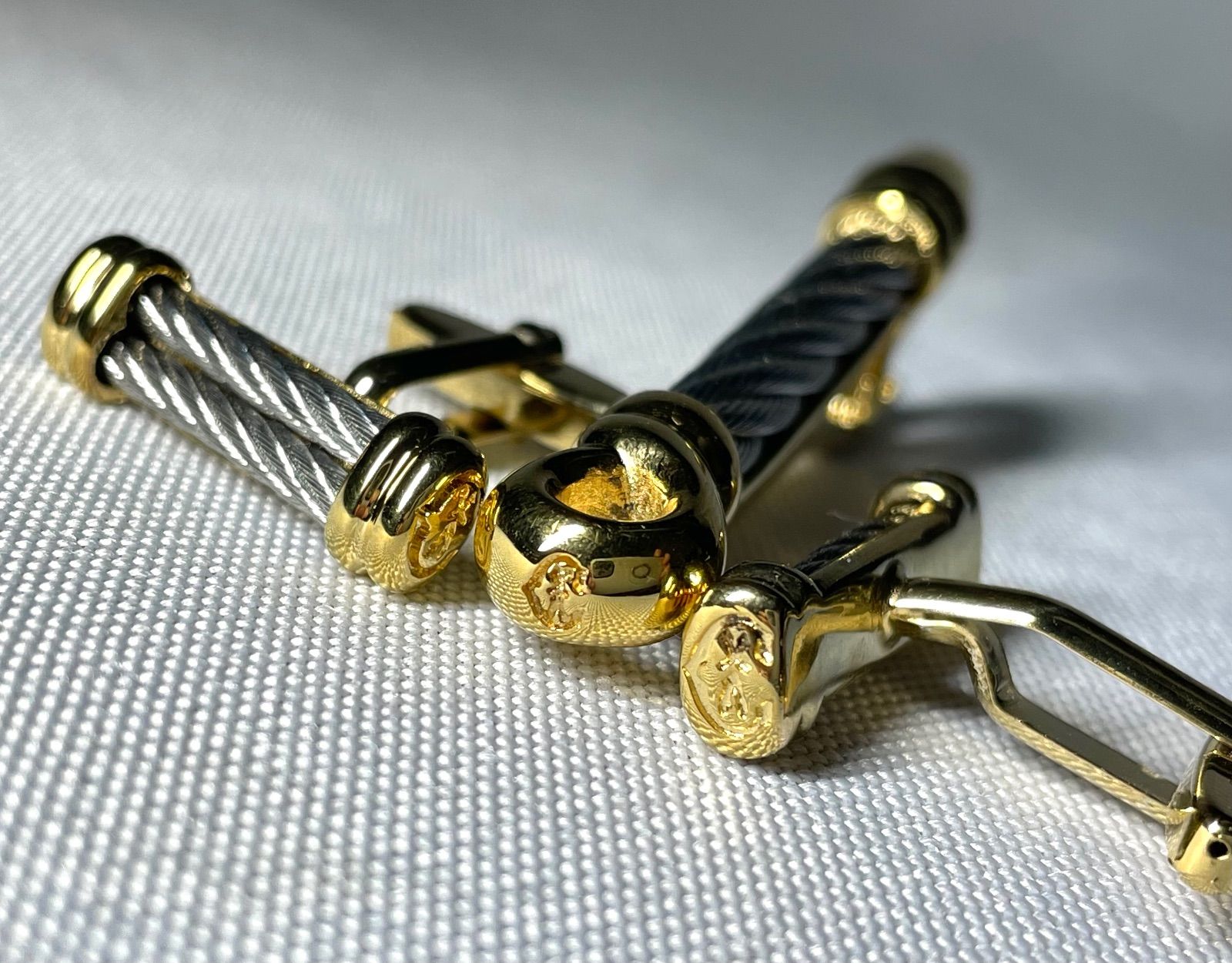 美品 PHILIPPE CHARRIOL フィリップシャリオール ワイヤー ケーブル