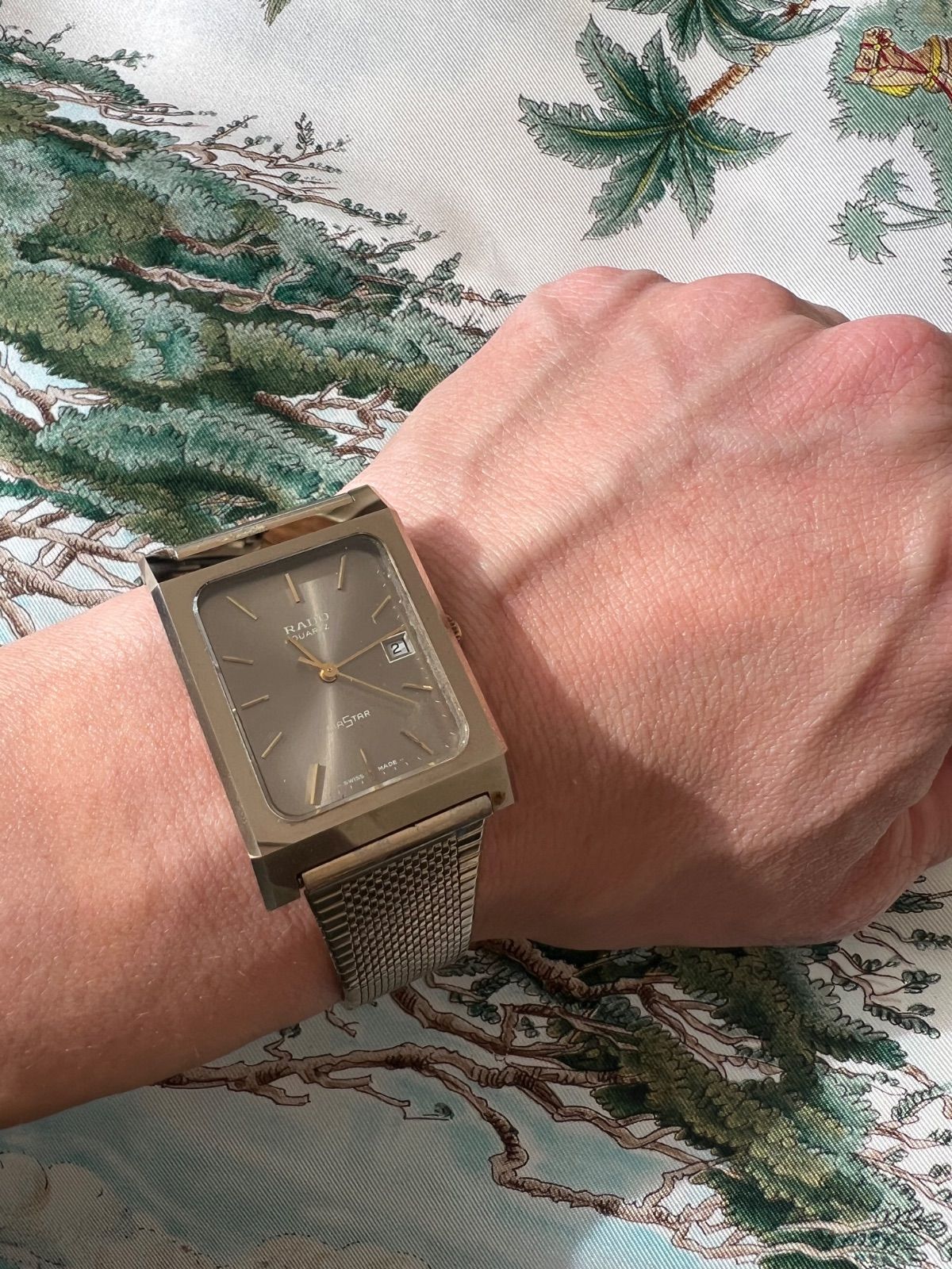  ラドー RADO ダイヤスター 超硬 スクエア メンズ クオーツ時計 711 0096 3 腕時計(クォーツ) 腕時計(アナログ)