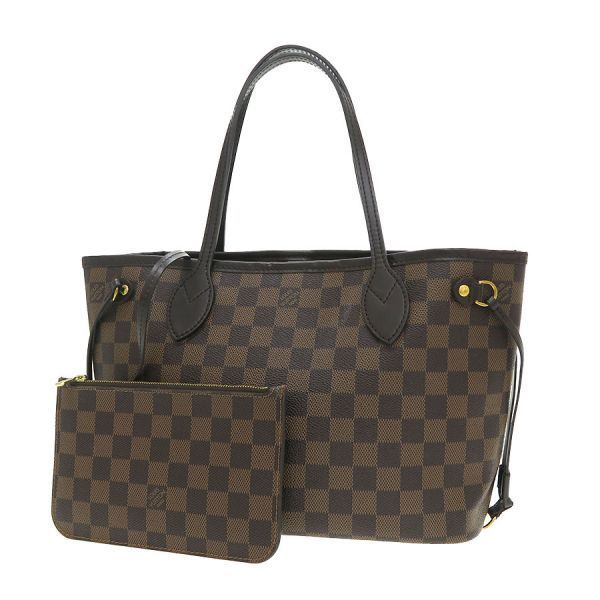 ルイヴィトン ダミエ ネヴァーフルPM ポーチ付 N 41359 Bランク