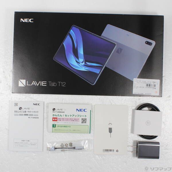 中古品〕 LAVIE Tab T12 T1295／DAS 256GB ストームグレー PC-T1295DAS