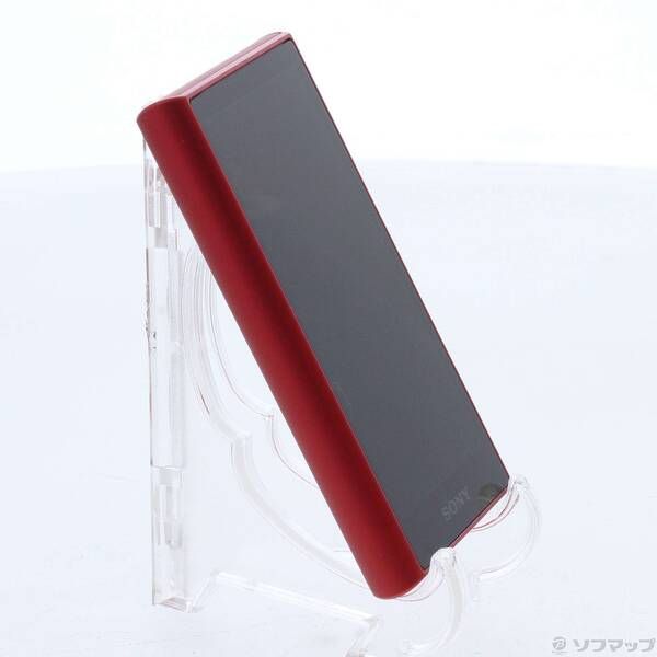 中古品〕 WALKMAN A100シリーズ メモリ16GB+microSD レッド NW-A105 R