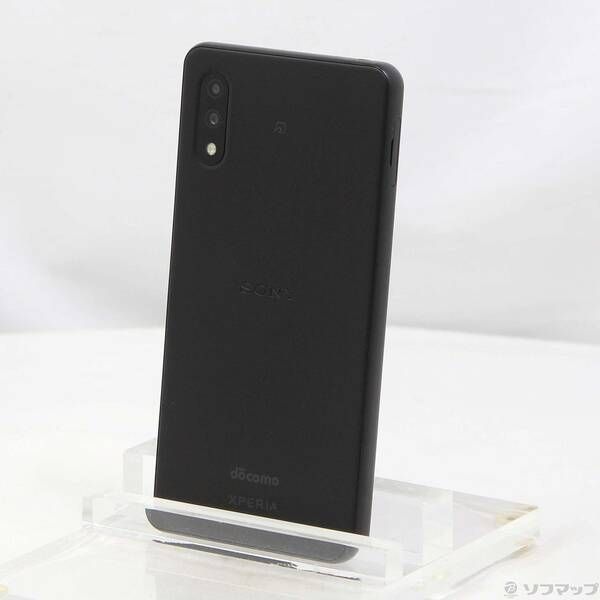 中古品〕 Xperia Ace II 64GB ブラック SO-41B docomoロック解除SIM