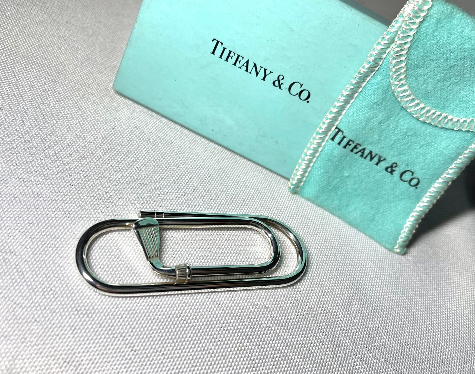 値下げ　ティファニー マネークリップ ゴルフ シルバー 925 希少 レア 美品 希少 TIFFANY ティファニー ゴルフデザイン 鏡面スターリング