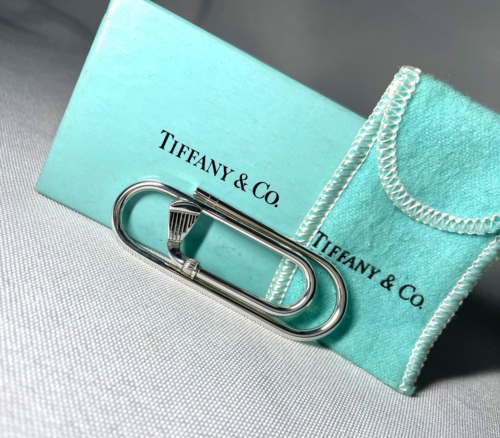 美品 希少 TIFFANY ティファニー ゴルフデザイン 鏡面スターリング