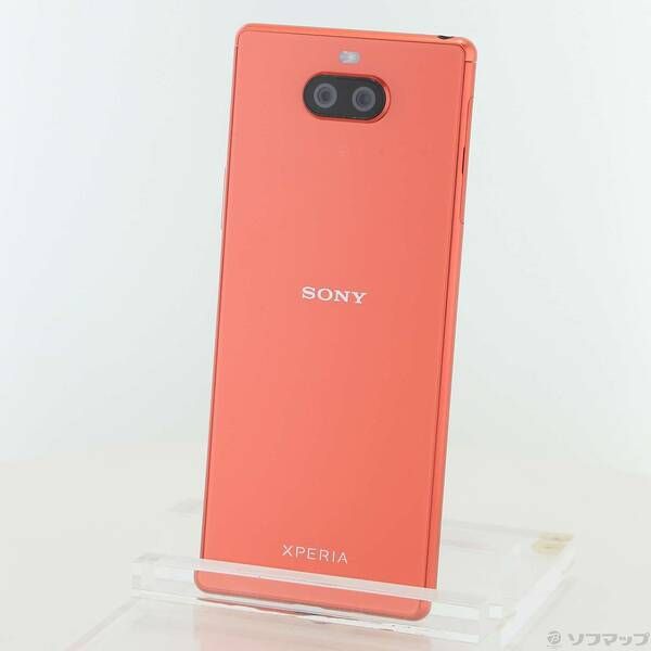 中古品〕 Xperia 8 64GB オレンジ SOV42 auロック解除SIMフリー【198