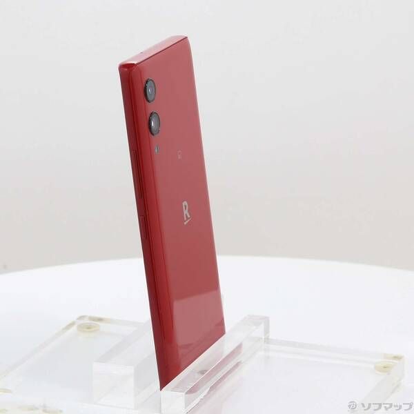 中古品〕 Rakuten Hand 5G 128GB クリムゾンレッド P780 楽天 SIM