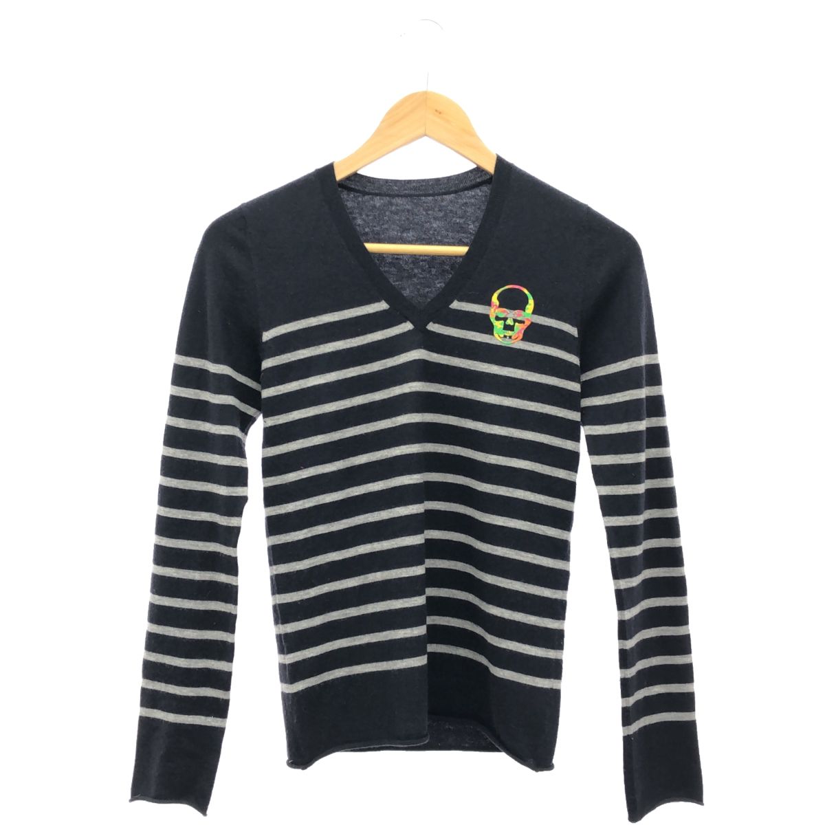 lucien pellat-finet ルシアン ペラフィネ スカル刺繍 カシミヤ混