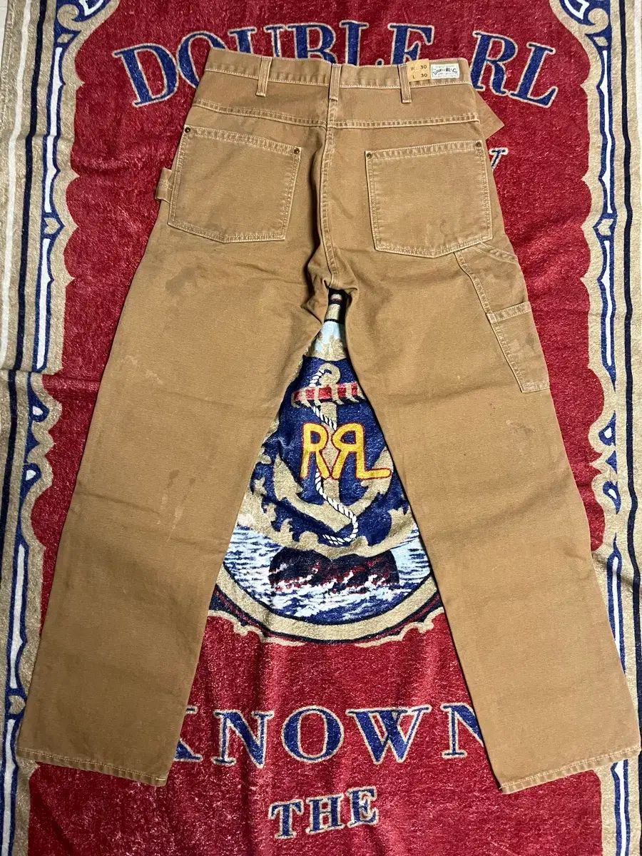 RRL エンジニアフィット ディストレスト カーペンター パンツ