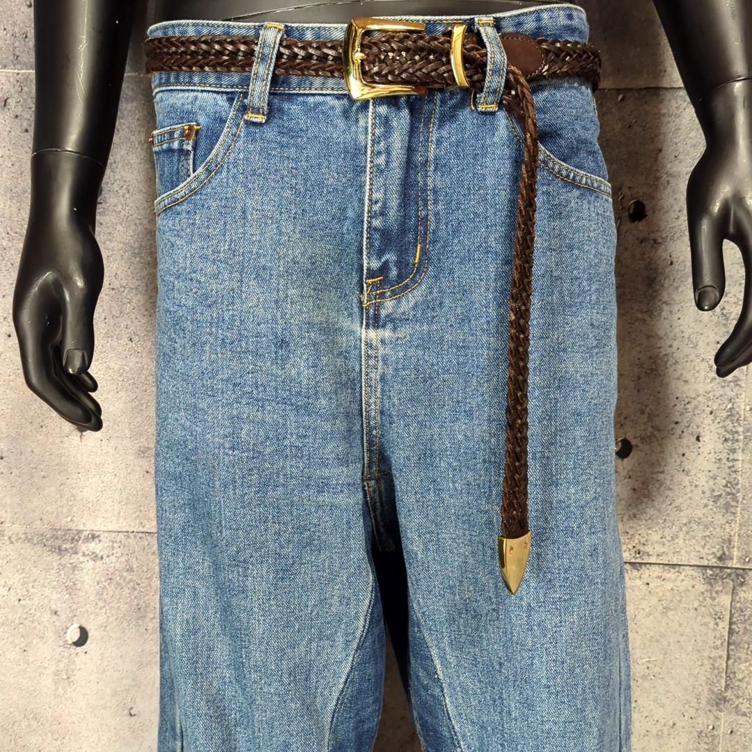 ⑰オリジナル リメイク デニム ワイドフレア ジーンズ ドッキング