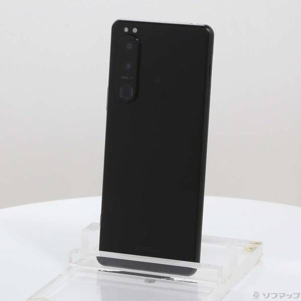 中古品〕 Xperia 5 III 128GB フロストブラック SOG05 au SIMフリー
