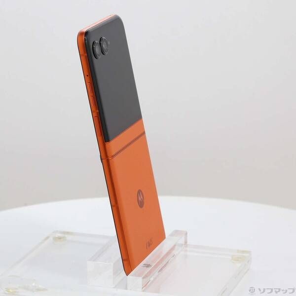 中古品〕 motorola razr 50 512GB スプリッツオレンジ PB230002JP SIM